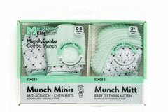 Malarkey Kids Munch Mitt Minis Combo Mint Triangle