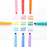 Ooly Confetti Stamp Double Ended Markers