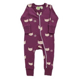 Parade Long Sleeve '2-way' Zipper Romper Prints