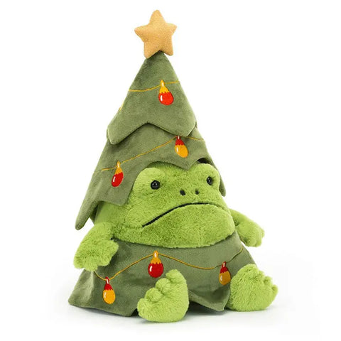 Jellycat Christmas Tree Ricky Rain Frog