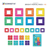 Connetix Bright Portal Pack 48 Piece