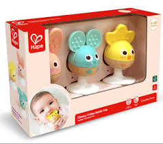 Hape Cheery Critter Rattle Trio