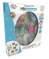 Craft Buddy Crystal Art 3D Butterflies