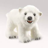 Folkmanis Hand Puppet Polar Bear Cub