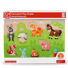 Hape Farmyard Peg Puzzle