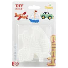 Hama Pegboard Set Plane, Boat, Car
