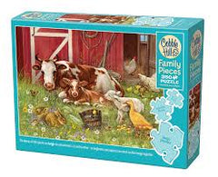 Cobble Hill Family Puzzle Barnyard Babies