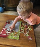 Cobble Hill Tray Puzzle Barnyard Family