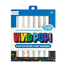 Ooly Vivid Pop Water Based Paint Markers Classic