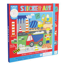 Floss & Rock Sticker Art Construction