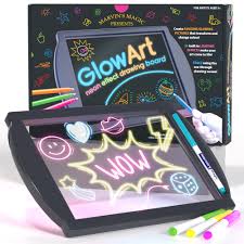 Marvin's Magic Glow Art Neon Drawing Board