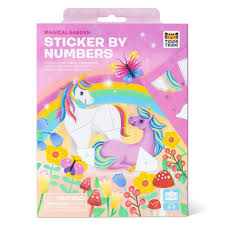Tiger Tribe Sticker By Number Magic Garden
