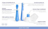 Ubbi 3-Stage Toothbrush Set