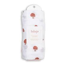 Lulujo Swaddle Blanket Mushroom