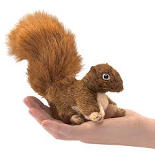 Folkmanis Mini Puppet Red Squirrel