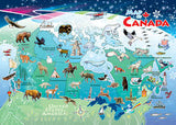 Cobble Hill Tray Puzzle Map of Canada