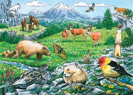 Cobble Hill Tray Puzzle Rocky Mountain Wildlife