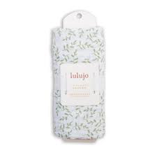 Lulujo Swaddle Blanket Greenery