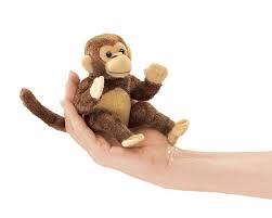 Folkmanis Mini Puppet Monkey
