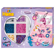 Hama Bead Gift Box Jewellery (Purple)