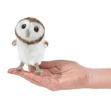 Folkmanis Mini Puppet Barn Owl