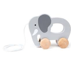 Hape Wooden Push & Pull Elephant Toy