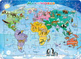 Cobble Hill Tray Puzzle Map of World