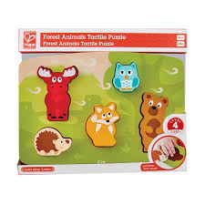 Hape Tactile Puzzle Forest Animals