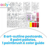Ooly Scenic Hues DIY Watercolor Set Flowers and Gardens