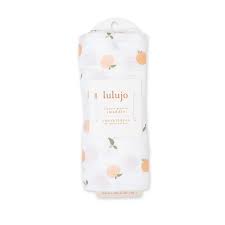 Lulujo Swaddle Blanket Peach