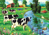 Cobble Hill Tray Puzzle Cow Stream