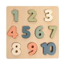 Pearhead Numbers Puzzle Wooden