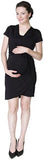 Momzelle Maternity/Nursing Dress Serena Black
