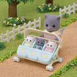 Calico Critters Triplets Stroller & Car Seats