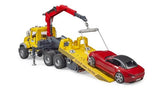 Bruder MACK Granite Tow Truck with Roadster (02829)