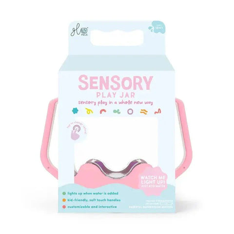 Glo Pals Sensory Play Jar Bubble Gum Pink