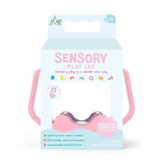 Glo Pals Sensory Play Jar Bubble Gum Pink