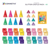Connetix Glitter Castle Pack 48 Pieces