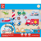 Hape Emergency Peg Puzzle