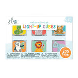 Glo Pals Light Up Cubes Zoo