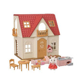 Calico Critters Red Roof Cozy Cottage Starter Home