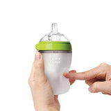 Comotomo Silicone Baby Bottles 2 Pack Green