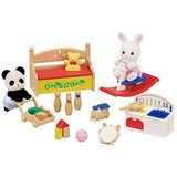 Calico Critter Baby's Toy Box Snow Rabbit and Panda Babies