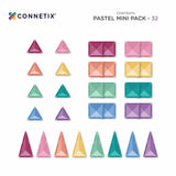 Connetix Pastel Mini Pack 32 Pieces