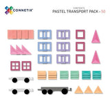 Connetix Pastel Transport Pack 50 Pieces