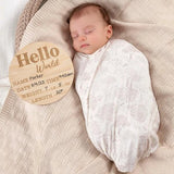 Just Born Baby Birth Announcement Board