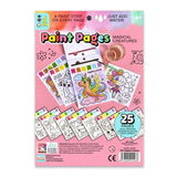 Bright Stripes Paint Pages Magical Creatures