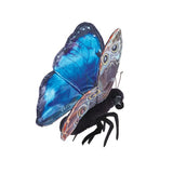 Folkmanis Finger Puppet Blue Morpho Butterfly