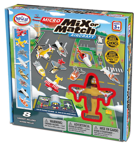 Popular Playthings Micro Mix or Match Aircraft
