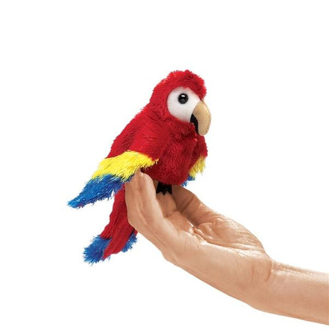 Folkmanis Mini Puppet Scarlet Macaw